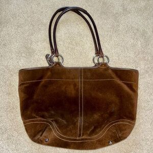 Vintage Coach Classic Suede XL Tote